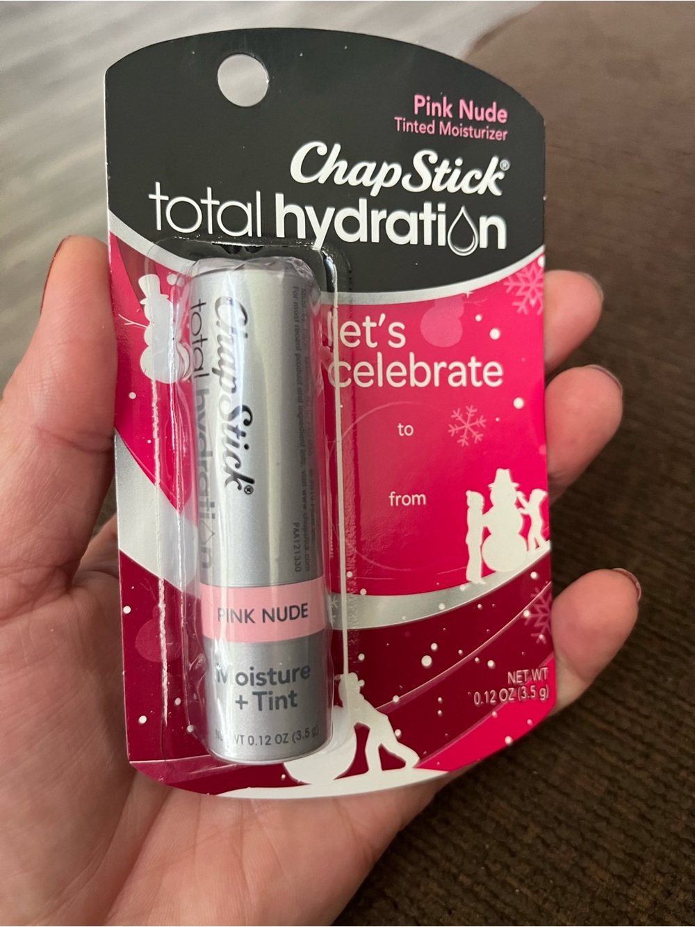 Total Hydration Pink Nude Tinted Moisturizer Lip Balm